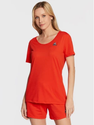 Le Coq Sportif T-Shirt 2220324 Czerwony Regular Fit