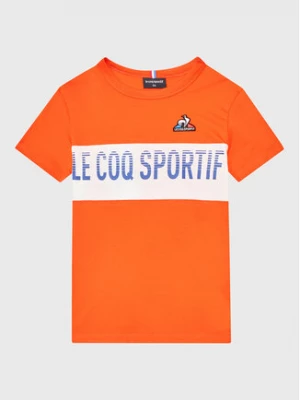 Le Coq Sportif T-Shirt 2310341 Pomarańczowy Regular Fit