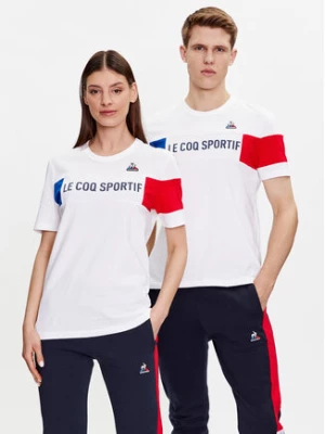 Le Coq Sportif T-Shirt Unisex 2310012 Biały Regular Fit