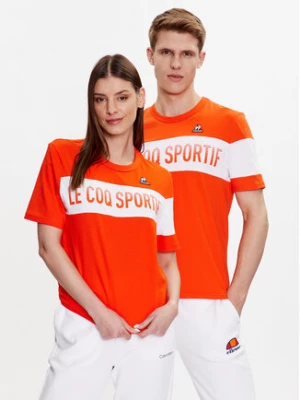 Le Coq Sportif T-Shirt Unisex 2310362 Pomarańczowy Regular Fit