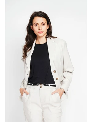 Le Jardin du Lin Blezer w kolorze kremowym rozmiar: 36