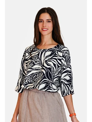 Le Jardin du Lin Bluzka w kolorze granatowo-kremowym rozmiar: 34