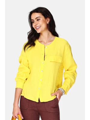 Le Jardin du Lin Lniana bluzka w kolorze żółtym rozmiar: 38