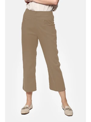 Le Jardin du Lin Lniane spodnie w kolorze brązowym rozmiar: 42