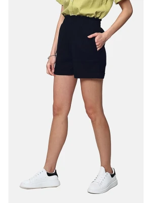 Le Jardin du Lin Lniane szorty w kolorze czarnym rozmiar: 38