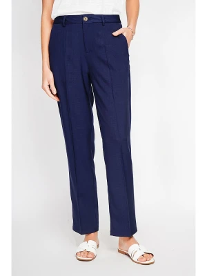 Le Jardin du Lin Spodnie chino w kolorze granatowym rozmiar: 38