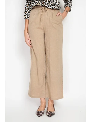 Le Jardin du Lin Spodnie w kolorze beżowym rozmiar: 42
