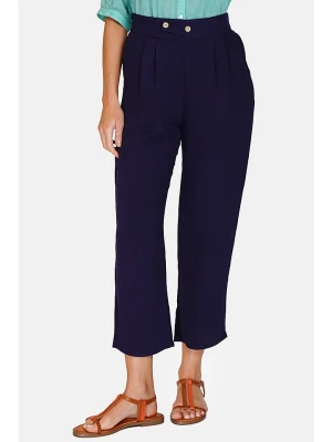 Le Jardin du Lin Spodnie w kolorze granatowym rozmiar: 42