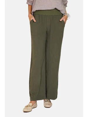 Le Jardin du Lin Spodnie w kolorze khaki rozmiar: 40