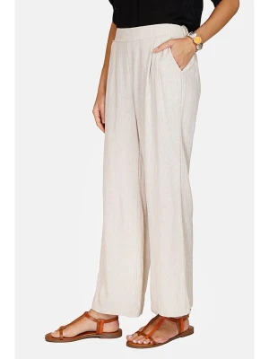 Le Jardin du Lin Spodnie w kolorze kremowym rozmiar: 36