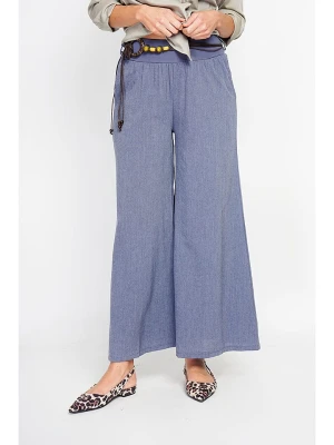 Le Jardin du Lin Spodnie w kolorze niebieskim rozmiar: 40