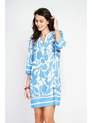 Le Jardin du Lin Sukienka w kolorze biało-błękitnym rozmiar: 40