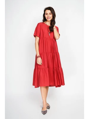 Le Jardin du Lin Sukienka w kolorze czerwonym rozmiar: 38