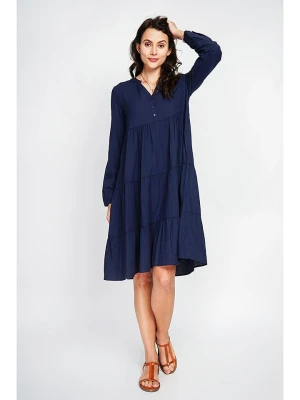 Le Jardin du Lin Sukienka w kolorze granatowym rozmiar: 38