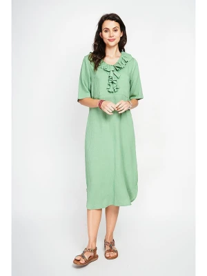 Le Jardin du Lin Sukienka w kolorze jasnozielonym rozmiar: 42