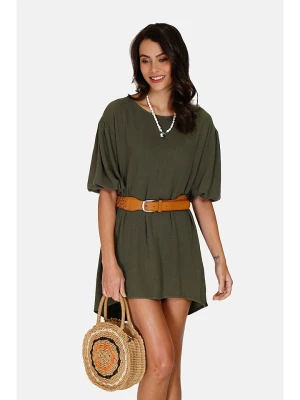 Le Jardin du Lin Sukienka w kolorze khaki rozmiar: 34