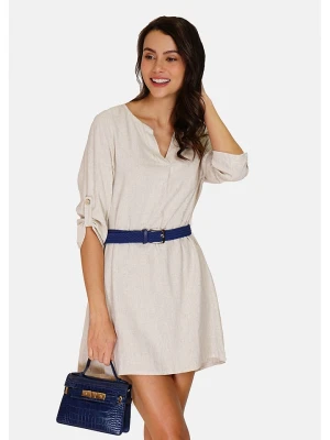 Le Jardin du Lin Sukienka w kolorze kremowym rozmiar: 40