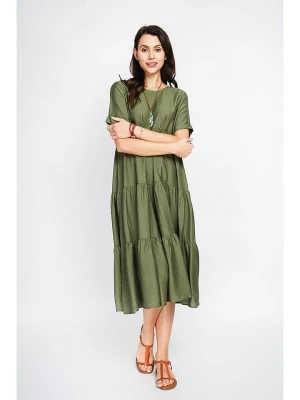 Le Jardin du Lin Sukienka w kolorze zielonym rozmiar: 42