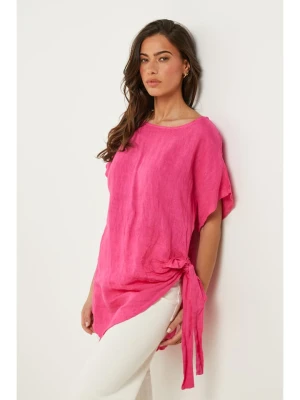 Le Monde du Lin Lniana tunika w kolorze różowym rozmiar: 38/40