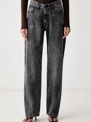 Le Privé damskie ICONIC JEANS GRIS szary