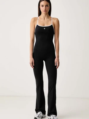 Le Privé kombinezon damski VARSITY JUMPSUIT czarny