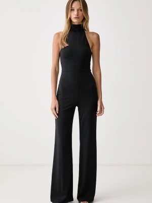 Le Privé kombinezon damski z wiskozą MAELLE JUMPSUIT NOIR czarny