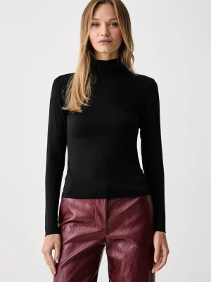 Le Privé longsleeve damski EDITH TOP NOIR czarny