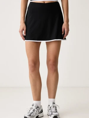 Le Privé spódnica VARSITY SKIRT czarny