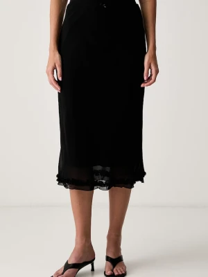 Le Privé spódnica z wiskozy MELISSA SKIRT NOIR czarny