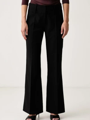 Le Privé spodnie garniturowe damskie ARLETTE TROUSERS NOIR czarny