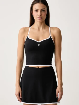 Le Privé top damski VARSITY TANK czarny