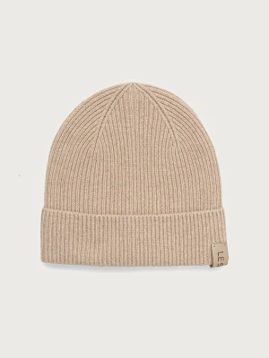LE SH KA headwear czapka beanie damska wełniana Beige Cashnere Hat