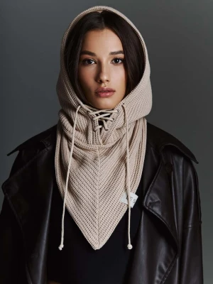 LE SH KA headwear kominiarka Beige Balaclava