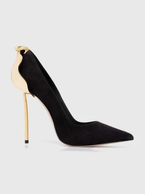 Le Silla szpilki zamszowe Deco Petalo