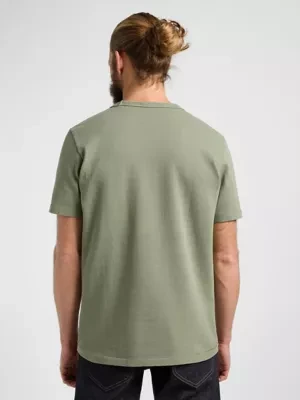 Lee 101 Regular Core Tee Olive Stone Size