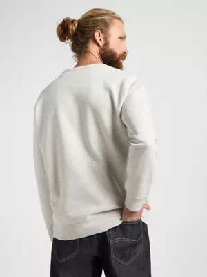 Lee 101 Regular Sweatshirt Sharp Grey Mele Size