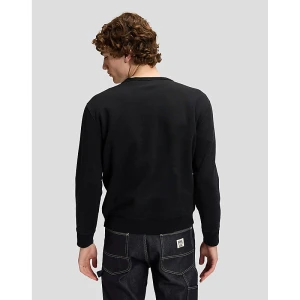 Lee 101 Relaxed Terry Crew Sweatshirt Black