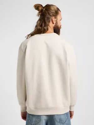 Lee 101 Sweatshirt Light Oatmeal Heather Size