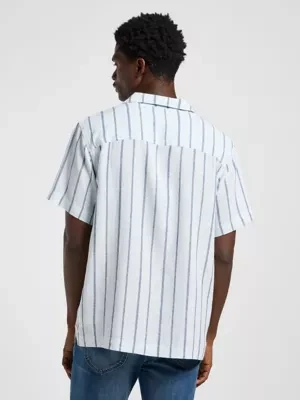 Lee 2 Pocket Camp Shirt Orion Blue Size