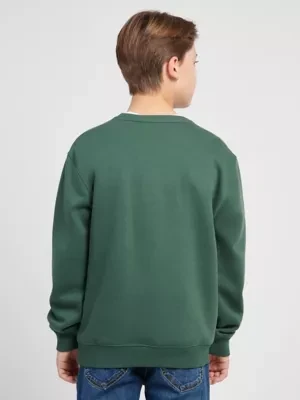 Lee Badge Crew Jungle Green Size 9/10