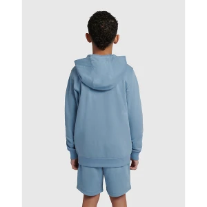 Lee Badge Zip Through Hoodie Faded Denim Size 9/10