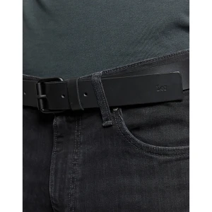 Lee Basic Leather Belt Black