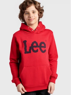 Lee Bluza LEE0008 Czerwony Regular Fit
