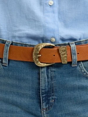 Lee Boho Leather Belt Tan Size