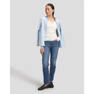 Lee Carol High Rise Straight Jean Cloudy Blue Size 33x33