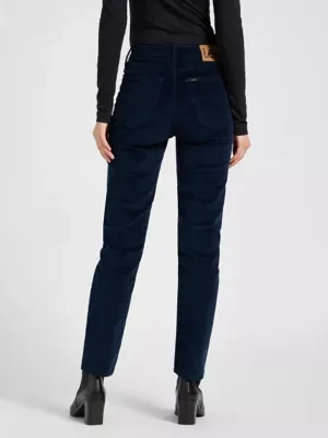 Lee Carol Regular Corduroy Pant Rivet Navy Size 33x33