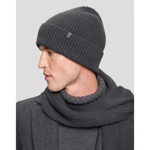 Lee Christmas Pack Scarf & Beanie Gray Pinstripe