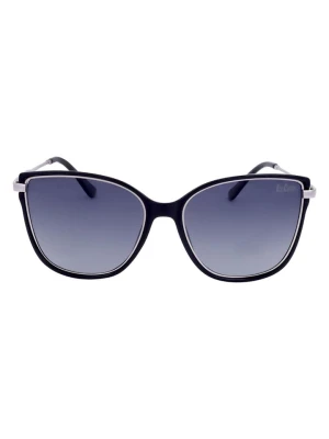 Lee Cooper Damskie okulary przeciwsłoneczne w kolorze czarno-granatowym rozmiar: 52