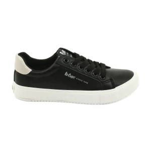 Lee Cooper Damskie trampki z eko-skóry LCJL-20-31-071 czarne