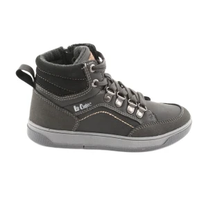Lee Cooper Dziecięce wysokie buty sportowe 19-29-081 szare